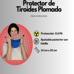 Protector Plomado de Tiroides para Rayos X